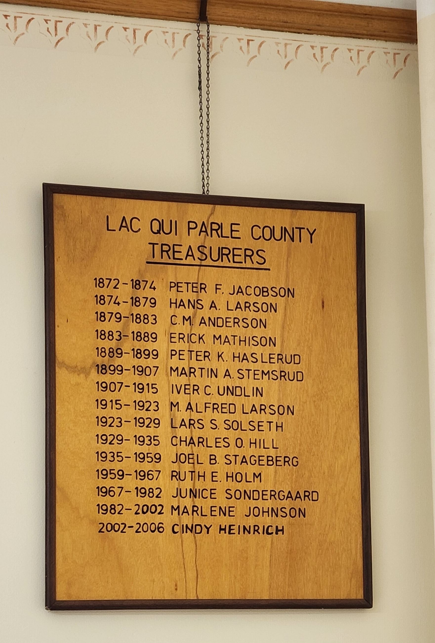 Former County Treasurers Board